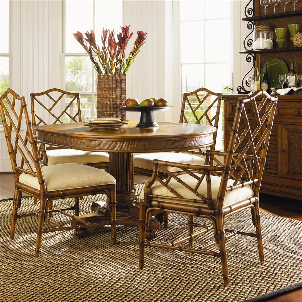 Tommy Bahama Home Island Estate 230495651 Round Cayman Kitchen Table ...